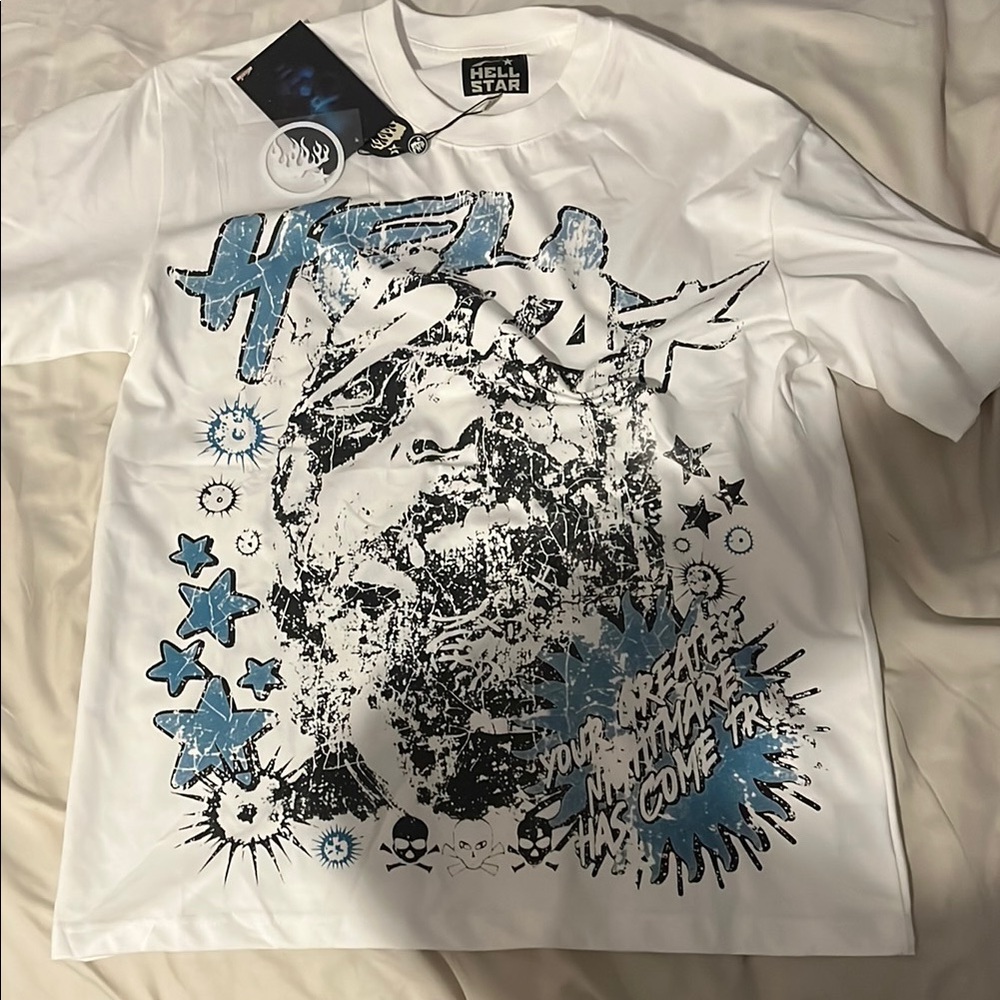 Hellstar “Nightmare” T-Shirt (R3P) – White – Size Large